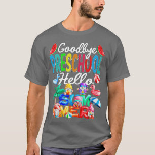 Goodbye Kindergarten Hallo Sommer Gnomes Beach T-Shirt
