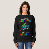 Goodbye Kindergarten Hello First Grade Abschluss Sweatshirt (Vorne ganz)