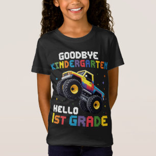 Goodbye Kindergarten Monster Truck Abschluss T-Shirt