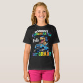 Goodbye Kindergarten Monster Truck Trex Abschluss T-Shirt (Vorne ganz)