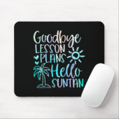 Goodbye Lessingpläne Hallo Suntan Teacher School S Mousepad (Mit Mouse)