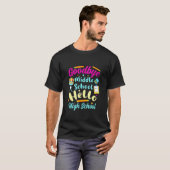Goodbye Middle School Hello High School Abschluss T-Shirt (Vorne ganz)