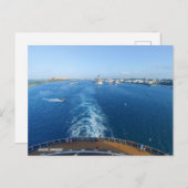 Goodbye Nassau, Hello Open Seas Postkarte (Vorne/Hinten)