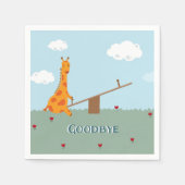 Goodbye Party Napkins Serviette (Vorderseite)