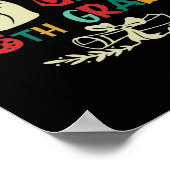 Goodbye Peace Out 5. Graduate Fifth Grade Poster (Ecke)