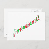 Goodbye Postkarte (Vorne/Hinten)