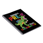 Goodbye Pre K Hello Kindergarten T Rex School Notizblock (Rechte Seite)
