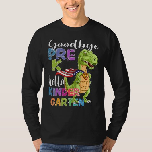 Goodbye Preschool Graduation Hello Kindergarten Pr T-Shirt (Vorderseite)