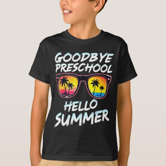 Goodbye Preschool Graduation Tee Teachers Kids Hel (Vorderseite)
