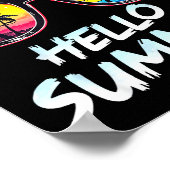 Goodbye Preschool Graduation Tee Teachers Kids Hel Poster (Ecke)