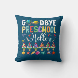 Goodbye Preschool Hello Summer Pre-K Abschluss Kissen