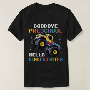 Goodbye Preschool Monster Truck T rex Abschluss T-Shirt
