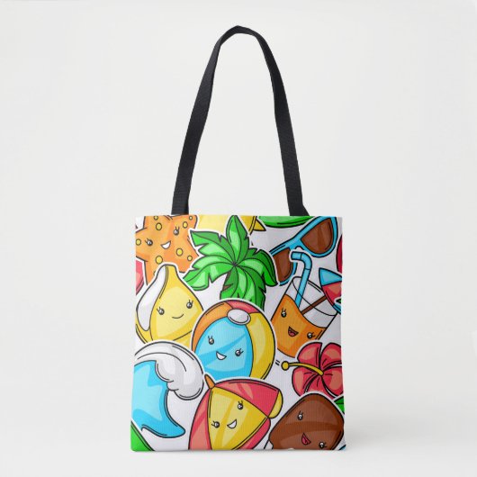 Goodbye School Hallo Sommerzeit und Spaß Tasche (Vorderseite)