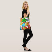 Goodbye School Hallo Sommerzeit und Spaß Tasche (Am Model)