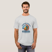 Goodbye School Hello Summer Beach T-Shirt (Vorne ganz)