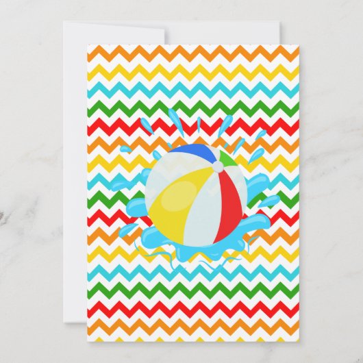 Goodbye School Hello Summer Pool Bash Einladung (Rückseite)