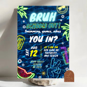 Goodbye School Pool Party Splash Summer Einladung