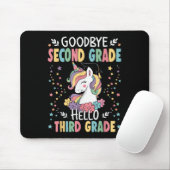 Goodbye Second Grade Hello Third Grade Abschluss Mousepad (Mit Mouse)