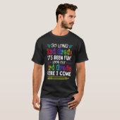 Goodbye Second Grade Willkommen 3. Klasse zurück z T-Shirt (Vorne ganz)