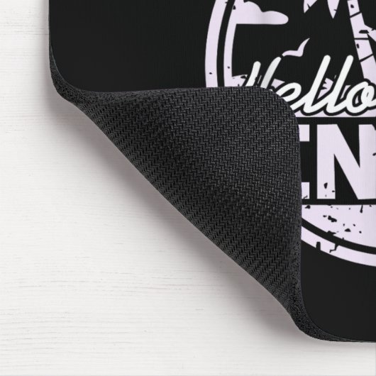 Goodbye Tension Hello Pension Relax Time Mood  Mousepad (Ecke)