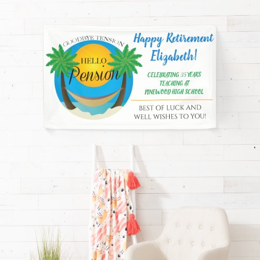 Goodbye Tension Hello Pension Rentirement Banner (Insitu)