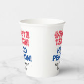 Goodbye Tension Hello Pension Spaß Pension Rente P Pappbecher (Rechts)