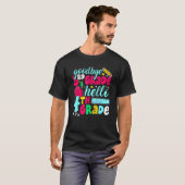 Goodbye Third Grade Hello 4th Grad Cute 1st Day T-Shirt (Vorne ganz)