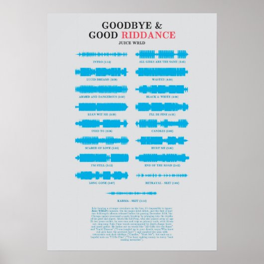 Goodbye und Good Riddance Poster (Vorne)