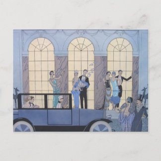 Goodbye von George Barbier Postkarte