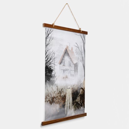 Goodbyes Are Always Hard... Wandteppich Mit Holzrahmen (Gewinkelt)