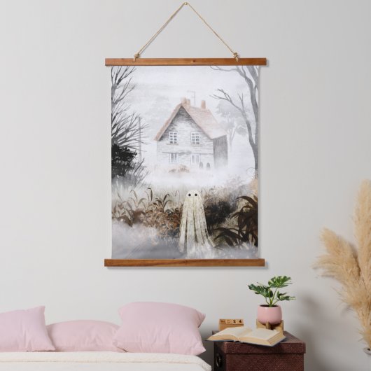 Goodbyes Are Always Hard... Wandteppich Mit Holzrahmen (Schlafzimmer)