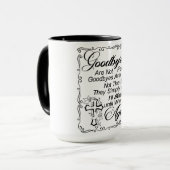 Goodbys sind nicht ewig tasse (Vorderseite Links)