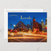 Gooderham Gebäude Flatiron Gebäude Toronto Postkarte (Vorne/Hinten)