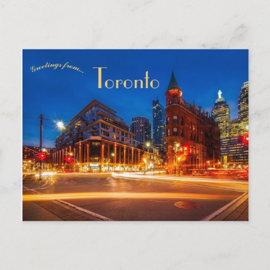 Gooderham Gebäude Flatiron Gebäude Toronto Postkarte (Vorderseite)