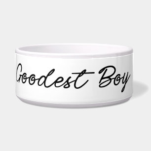 Goodest Boy Funny Classy Elegante White Niedlich D Napf