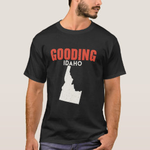 Gooding Idaho USA Staat Amerika Reisen Idahoan T-Shirt