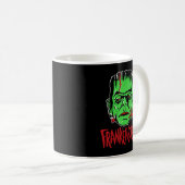 Goodness Cunning Frankenstein - Vintag in den 60er Kaffeetasse (VorderseiteRechts)