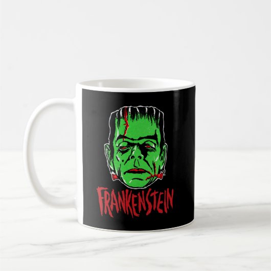 Goodness Cunning Frankenstein - Vintag in den 60er Kaffeetasse (Links)