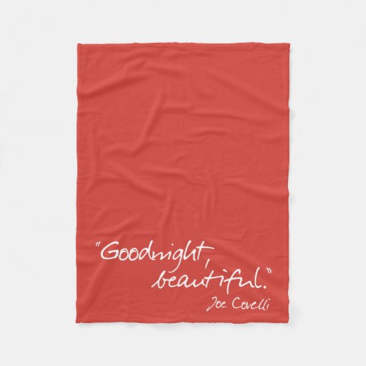 "Goodnight, Beautiful" - Breathe in Fleece Blanket (Vorderseite)