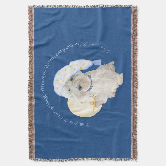 Goodnight Blue Decke (Vorderseite Vertikal)