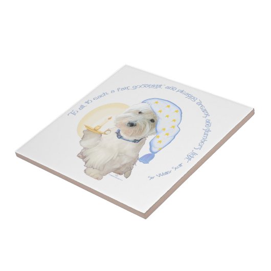 Goodnight Blue Fliese (Seite)