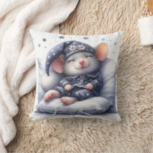 Goodnight Blue Kids Pillow - Sweet Dreams Warte Kissen