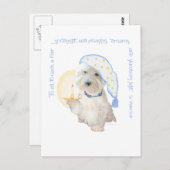 Goodnight Blue Postkarte (Vorne/Hinten)