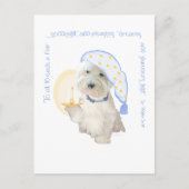 Goodnight Blue Postkarte (Vorderseite)