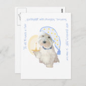 Goodnight Blue Postkarte (Vorne/Hinten)