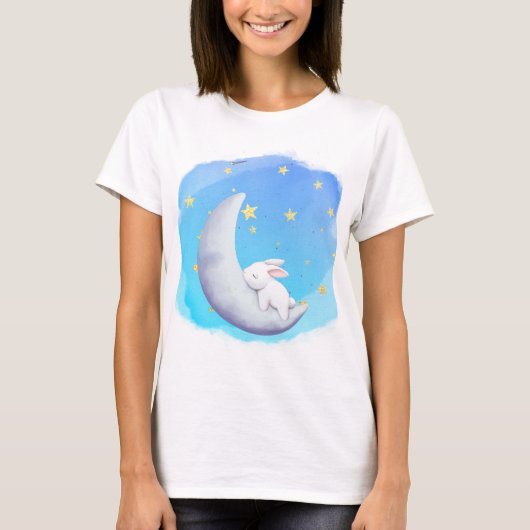 Goodnight Bunny Moon T-Shirt (Vorderseite)
