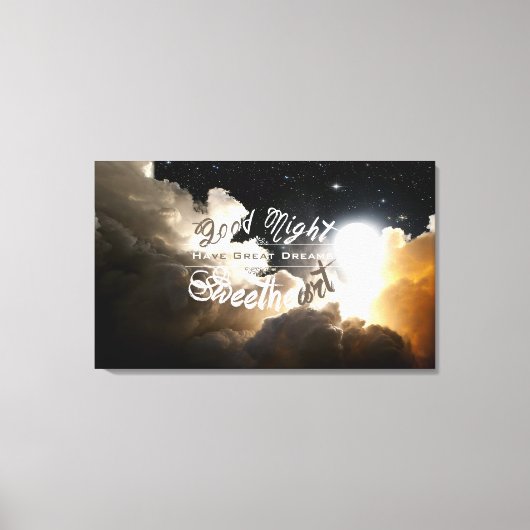 GoodNight Collection - Wrapped Canvas Leinwanddruck (Vorderseite)