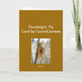 Goodnight Fly Note Card Feiertagskarte (Rückseite)