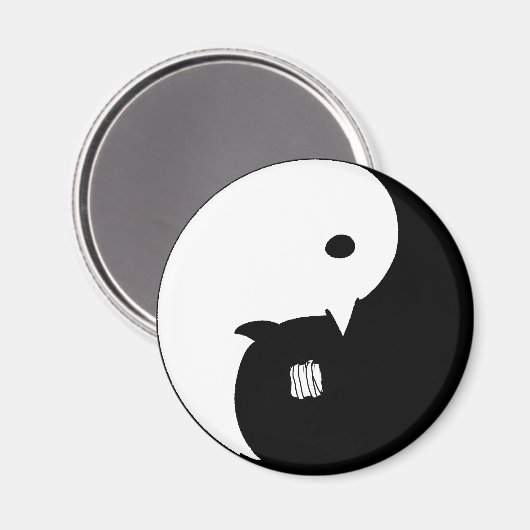 Goodnight / Oyasumi Punpun - Yin Yang Magnet (Vorderseite/Rückseite)