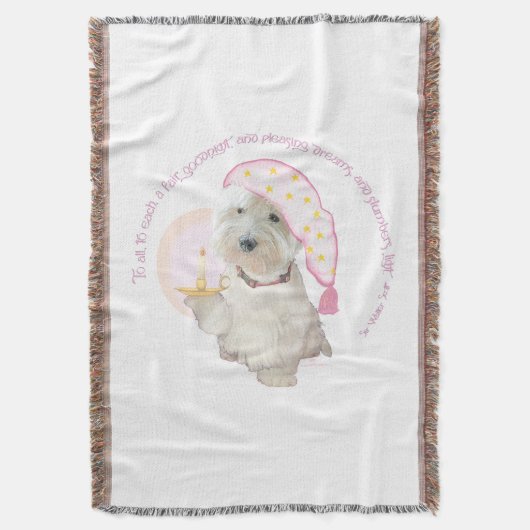 Goodnight Pink Decke (Vorderseite Vertikal)